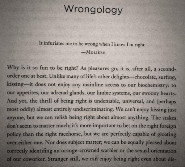 nonfungibleab's tweet image. #BeingWrong by @kathrynschulz Looks like a good read... Hope I'm not wrong. Stay tuned for book report in T-2wks