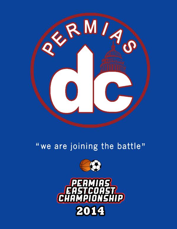 permiasDC's tweet photo. So you like basketball and soccer? Well, don't miss out on PERMIAS East Coast Championship &amp; support your DC players! http://t.co/9HmozML7vU