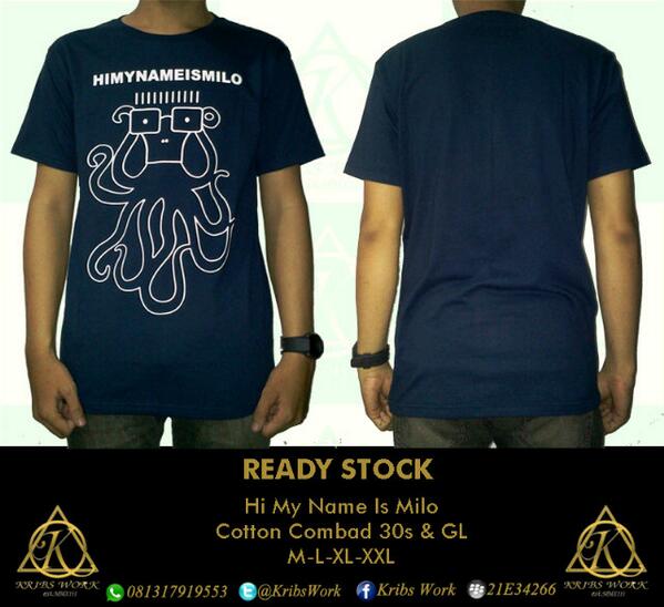 KribsMerch's tweet photo. @DhimasBagusP ReadyStock! Descendents x HMNIM tees | Rp 85ribu | size L-XL | Info/Order ✆081317919553 21E34266 http://t.co/RHWS4Yq85z