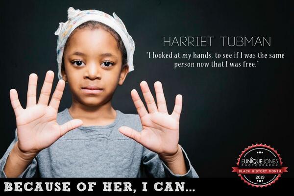 PBSBlackCulture's tweet photo. What would a mini-inspired Harriet Tubman look like today? http://t.co/6GeW4nBP3w #BlackHistoryMonth http://t.co/oyys8oXeCZ