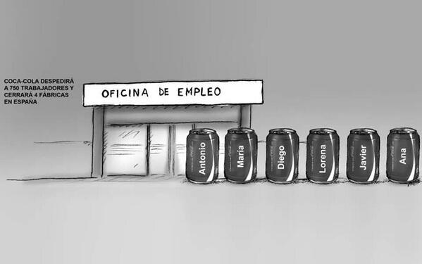 Hablando en el mismo idioma que #cocacola sobre los despidos de sus plantas <a href="/SoydeZaragoza/">Soy de Zaragoza</a>
