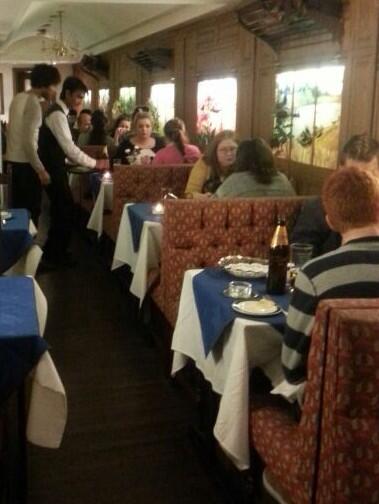 Last night at the carriage