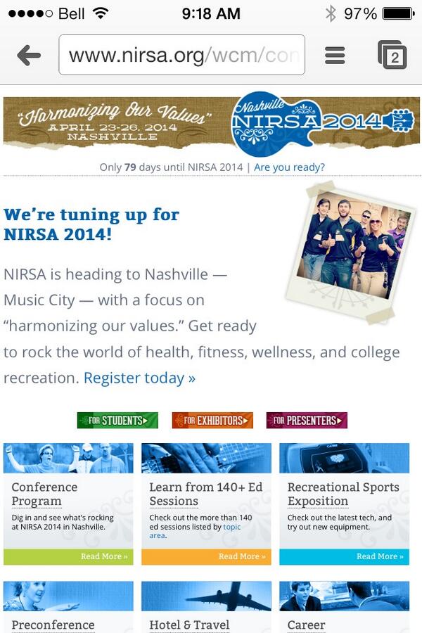 CanRecGuy's tweet photo. Hopefully we'll see lots of these @wccrc  #CCRA members at @NIRSAlive in Nashville in 79 days! http://t.co/QQOsHdvWUo