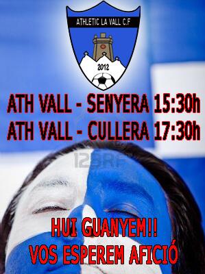 Vos esperem! Pensa en blanc i blau. Locos xl futbol!