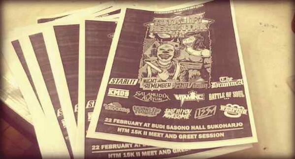 Ningtyas11's tweet photo. RT @BattleOfSoul_: flayer #TB2 | 22 Februari | at Budi Sasono |Sukoharjo @Forinstinccloth http://t.co/Zv4rMu4PIK