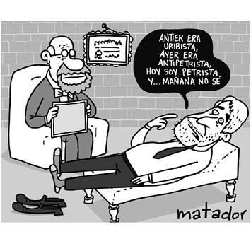 sacarratas's tweet photo. La bipolaridad de Peñalosa lo tiene como corcho en remolino. http://t.co/u0CCAPCvx1