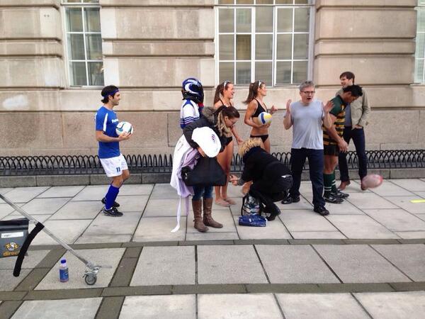 Zara_Dampney's tweet photo. Shooting outside in London Town, thinking warm thoughts!! 🌞 #panasonic http://t.co/4QqCACq07h