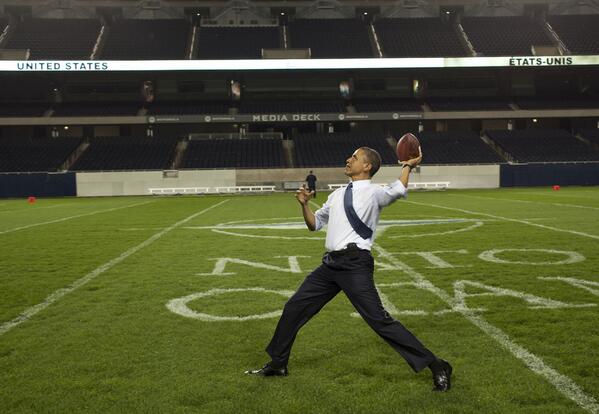 Even the Super Bowl is all about Barack Obama 