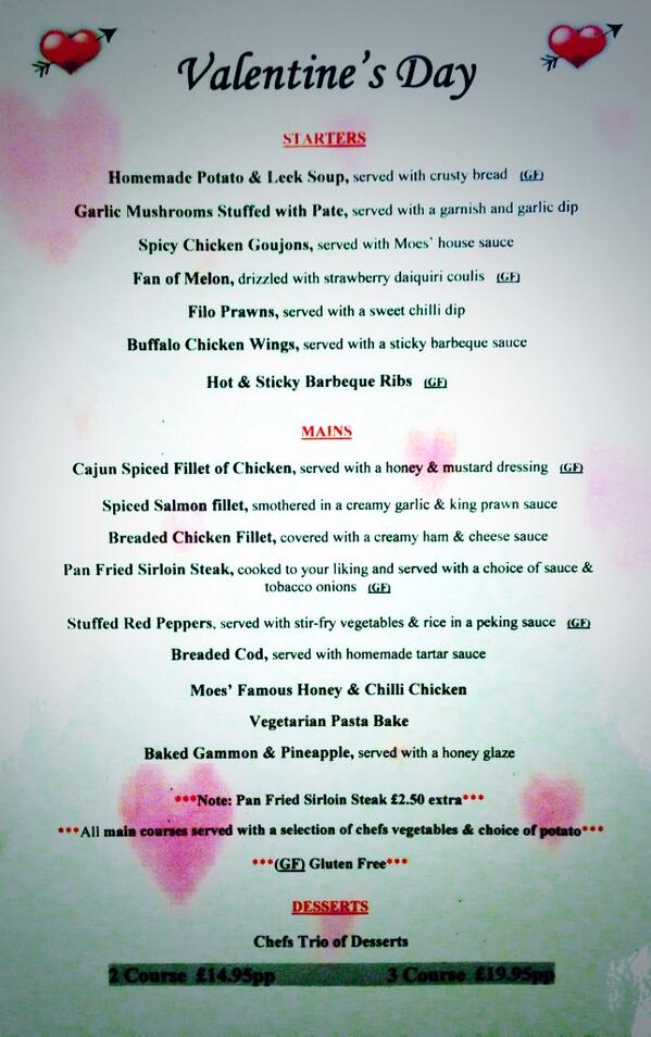 Book your table soon to avoid disappointment 028 79468787
 ❤️💏 🍴🍷 #moesgrill