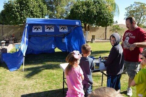 RachealAnnette's tweet photo. A little target practice at Aiden's #DuckDynasty party http://t.co/GreLIOlwI4