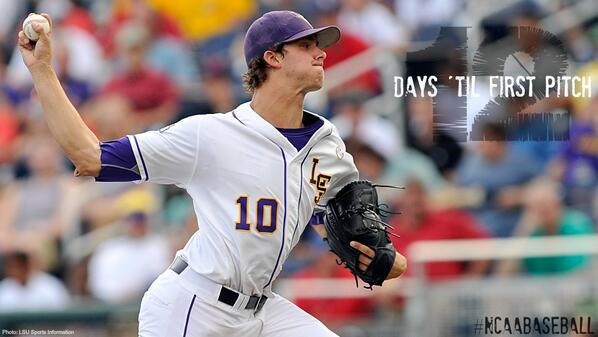 NCAABaseball's tweet photo. 12 days 'til the first K! #ncaaBaseball http://t.co/ZqsF458lTC