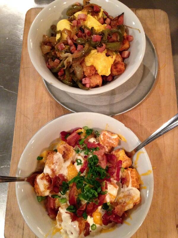 Trash tots for the win!! 16th and Mission. Get your tots off O.o