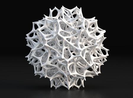 This is a stunningly beautiful creation made with a single pass of a 3-D printer!