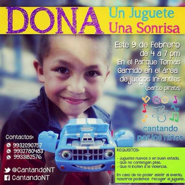 moniiolanp's tweet photo. Apoya a los #niños de #tabasco @cantandoNT http://t.co/orHkWz9rl9