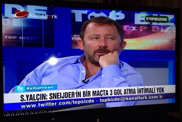 KukreyenAslan's tweet photo. Sergen Yalçın: ''Sneijder'in bir maçta 3 gol atma ihtimali yok''

http://t.co/nLp6Sb4qyU http://t.co/Srh0vDRTev