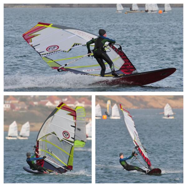 scottystallman's tweet image. Training session in the Harbour this morning, getting ready for the BSA Slalom Series. @otc_windsurf @exemptclothing