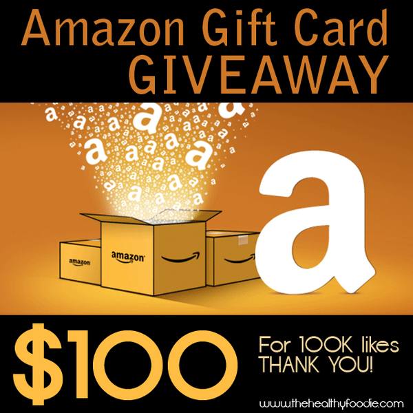 HealthyyyFoodie's tweet photo. NEW RECIPE ON THF: $100 Amazon Gift Card Giveaway - Just to Say Thanks!  - http://t.co/2netQTkrj6 ... http://t.co/w1AXMu6Gd5