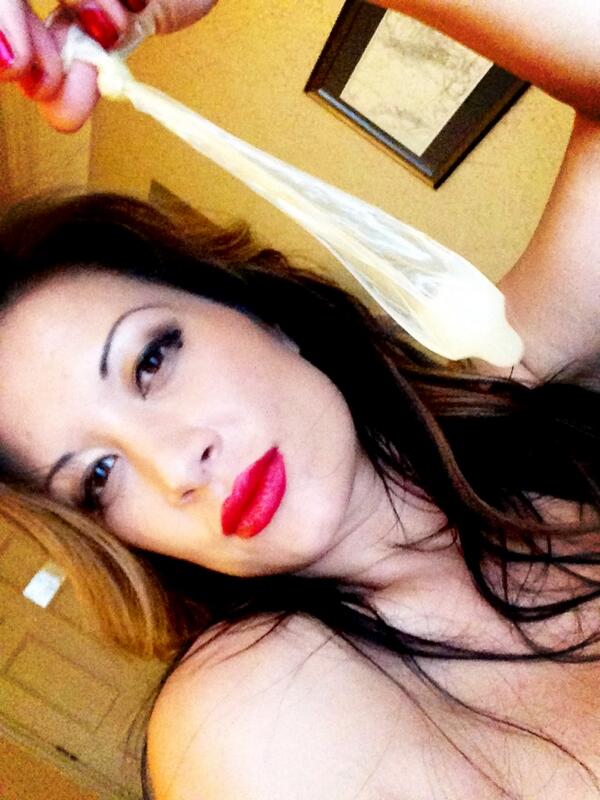 EurasianDomina's tweet photo. A most depraved slave was "forced" to swallow my day old loads. Love filthy fun! @kandy_kink  #usedcondom #cuckold http://t.co/P7KetFWsIa