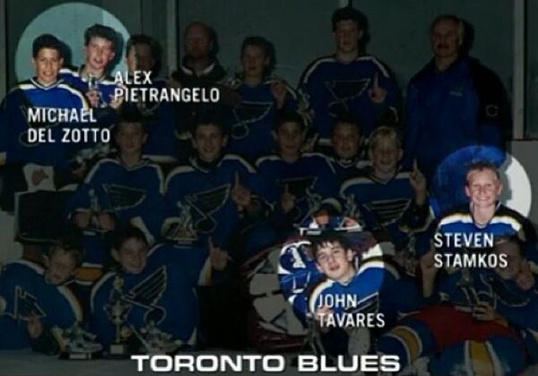 JustDishin's tweet photo. Pretty deadly minor hockey league lineup back in the day. http://t.co/XO4ggKWVAZ