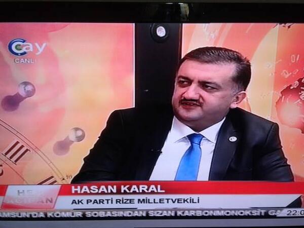 HasanKaralRize's tweet photo. Cay tv " Her Açidan" Programi Canlı Yayınındayız http://t.co/0SHRF6VHr7