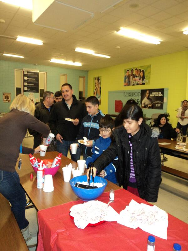 Family Math Game Night was a great time!  Over 140 people came to school to enjoy hot chocolate and math games!