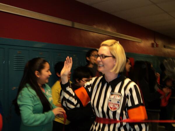 Good Luck to Ms. Blair as she heads off to the olympics in Sochi, Russia! We will miss you and be thinking of you!