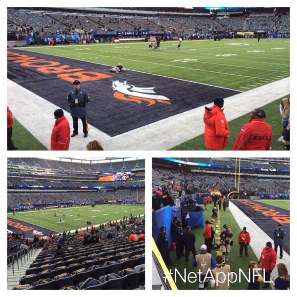 avkashchauhan's tweet image. View from the @Broncos end zone #NetAppNFL #SB48