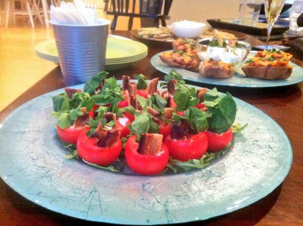 Healthy Super Bowl spread!