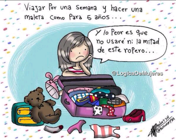 Haciendo la maleta...