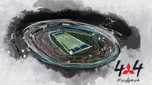 nacaomitsubishi's tweet photo. A gente vai ver tudo do #superbowl, @forlani. E vai dar de presente imagens memoráveis do jogo! Essa é sua! #vida4x4 http://t.co/dIiUBuXpRd