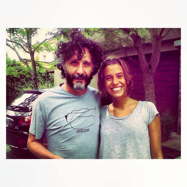 Un capo <a href="/FitoPaezMusica/">Fito Paez</a> con su #choripan de <a href="/pelicanoba/">pelicano</a>!