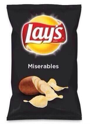 Theatre_Prob's tweet image. Snack of choice in France, 19th century. 
#LesMis