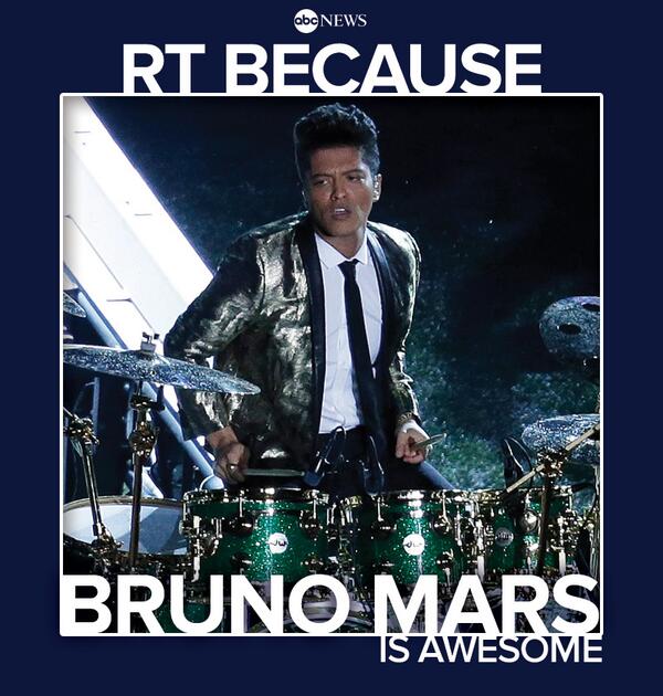 GMA's tweet photo. RT IF YOU <3 BRUNO http://t.co/blyNY8SZMA