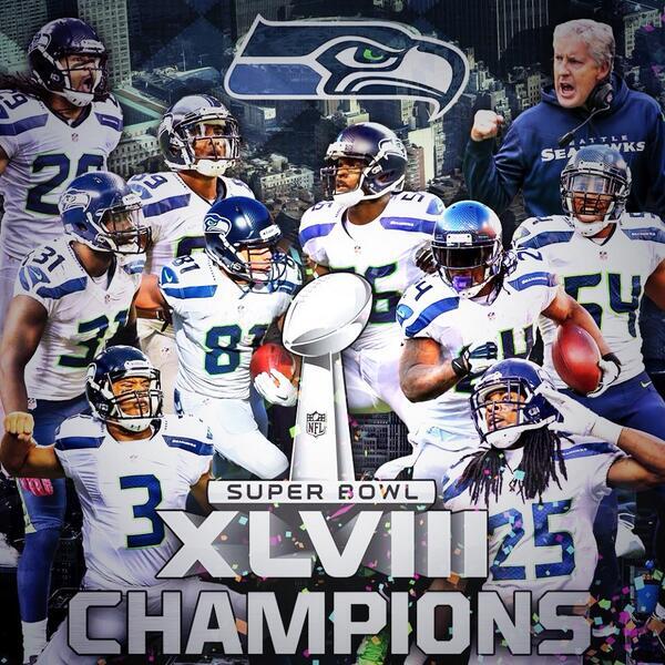 echemadubuike's tweet image. Re-tweet if you&apos;re proud of the Seattle Seahawks. #SuperBowl48 #SuperBowlXLVIII #SuperBowlChamps