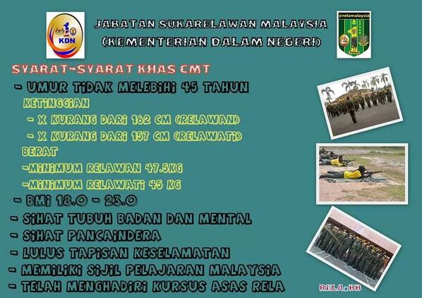 PLP676's tweet photo. JABATAN SUKARELAWAN MALAYSIA, CRISIS MANAGMENT TEAM (CMT), SYARAT DAN KELAYAKAN. @KP_RELA @relamalaysia @RELAKEDAH http://t.co/D4rLnr5J4C