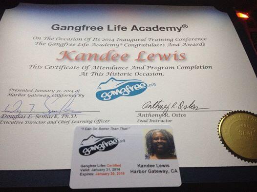 Inaugural GAP Gangfree Life Academy, Historic! Gives The PRC another tool to combat youth violence &amp; abuse.