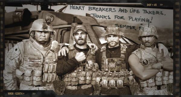 Angelperez9Ap's tweet photo. HEART BREAKERS AND LIFE TAKERS.THANKS FOR PLAYiNG! SEMPER Fi http://t.co/Ugoj7KcJkY