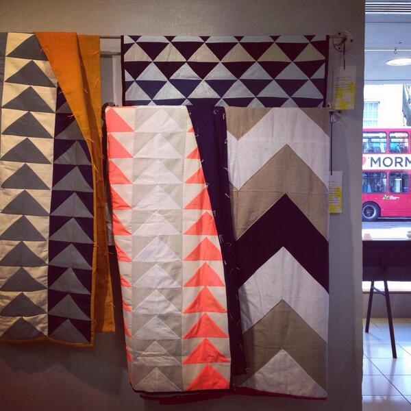 katherine_makes's tweet photo. Quilted textiles in store @Heals_Press @CraftsCouncilUK #DiscoverCraft http://t.co/BNoZGpJDOT