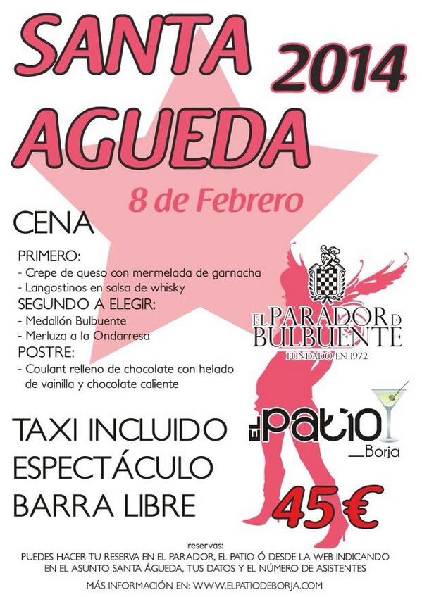 PubelPatio's tweet photo. Celebra Santa Agueda con nosotros http://t.co/jwehgeUDvx