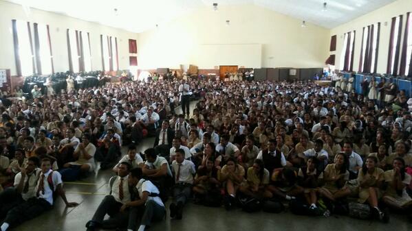 South Peninsula High has some great minds, personalities and very respectful learners! BiG up to the educators there!