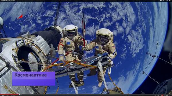 ShuttleAlmanac's tweet image. #ISS #Exp37 Russian Olympic Torch EVA in Nov. pics video released - 1