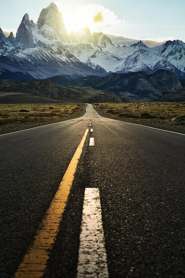 arist_brain's tweet photo. The Road to Fitzroy. #Argentina (by Jimmy Mcintyre) #photo #travel #landscape #mountains #road #patagonia #nature http://t.co/jGlbTFaYeL