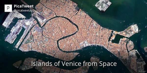 picatweetapp's tweet image. Islands of Venice from Space flickr.com/photos/europea…