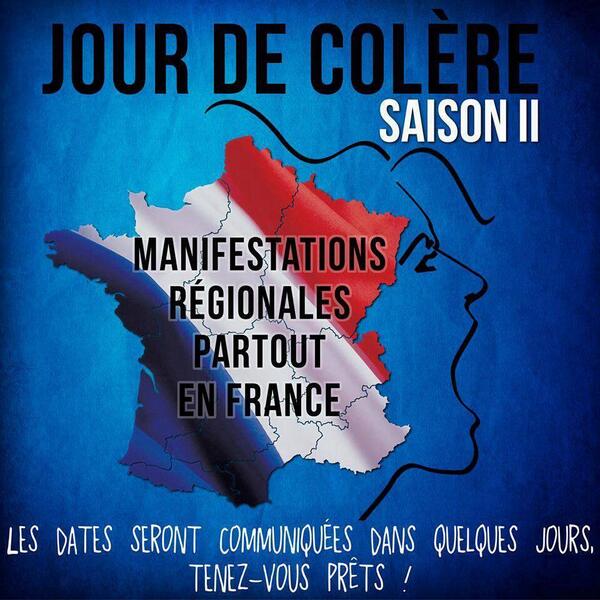 JourDeColere's tweet photo. #JourDeColère #SaisonII bientôt la suite !
Après la manif nationale, tenez vous prêts pr les manifs régionales ! http://t.co/yoTVfn5Xc4