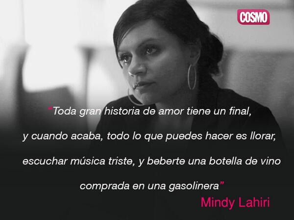 CanalCOSMO's tweet photo. Comenzamos la semana con una frase de Mindy. Los jueves a las 21:40 h. doble capítulo de estreno. #MindyProject_Cosmo http://t.co/tHWgCkwosc
