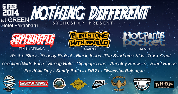 Info Event PKU (@eventmusicpku) on Twitter photo FINAL PAMFLET SYCHOSHOP PRESENT <a href="/sychoshop/">sychoshop punkanbaru</a> @srdr_skatepunk <a href="/FWApoppunk/">FlintstoneWithApollo</a> @HOTPANTSPOCKET AT GREENHOTEL #SUPPORT DUDE FINAL PAMFLET SYCHOSHOP PRESENT <a href="/sychoshop/">sychoshop punkanbaru</a> @srdr_skatepunk <a href="/FWApoppunk/">FlintstoneWithApollo</a> @HOTPANTSPOCKET AT GREENHOTEL #SUPPORT DUDE