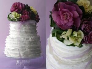 Wedding Cake Mondays: Ruffle Wedding Cakes p.ost.im/RtTvPC #weddingcake #ruffle @wedalert @jamiegipson