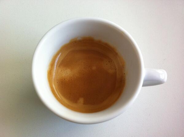Katti's tweet image. Ein Träumchen, dieses Schäumchen. #coffee #espresso #9elements
