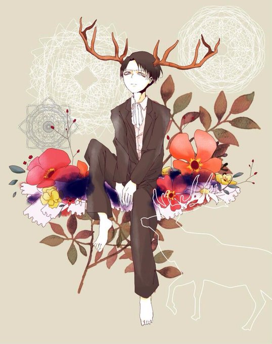 鹿の角のtwitterイラスト検索結果 古い順