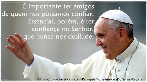 PNSCCroata's tweet photo. Já disse Francisco @Pontifex_pt ! http://t.co/RfUChKQ5WB